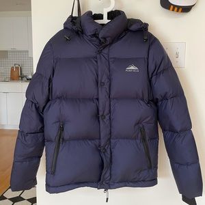Penfild down hooded jacket